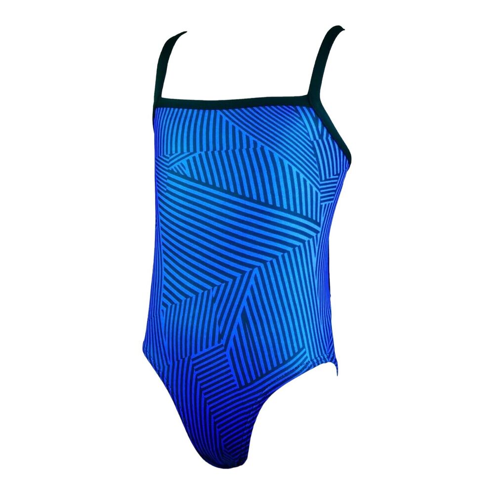 Finis Skinback Training Women's Swimwear Maze Blue sz (38) see chart